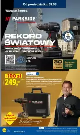 Lidl gazetka tydzień 36 Strona 12: Zestaw w walizce akumulatorowa wiertarkowkrętarka Parkside Performance €249,00