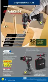 Lidl gazetka tydzień 36 Strona 18: Akumulatorowa wiertarkowkrętarka udarowa Parkside Performance €199,00