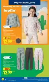 Lidl gazetka tydzień 36 Strona 24: Bluza dresowa dziecięca Lupilu €12,99, Spodnie dresowe dziecięce Lupilu €12,99