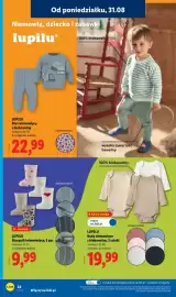Lidl gazetka tydzień 36 Strona 26: Skarpetki niemowlęce Lupilu 5-pak €9,99, Dres niemowlęcy z biobawełny Lupilu €22,99
