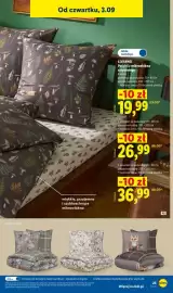 Lidl gazetka tydzień 36 Strona 31: Pościel z mikrowłókna satynowego Livarno 140x200 cm €19,99