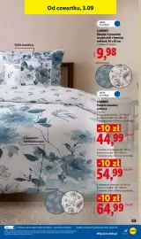 Lidl gazetka tydzień 36 Strona 33: Komplet 2 poszewek na poduszki z bawełny renforcé Livarno €9,98