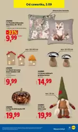 Lidl gazetka tydzień 36 Strona 39: Skrzat dekoracyjny Livarno €19,99, Poszewka dekoracyjna dwustronna Livarno 40x40 cm €9,99