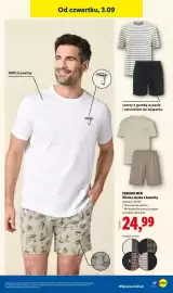 Lidl gazetka tydzień 36 Strona 43: Piżama męska z bawełny €24,99