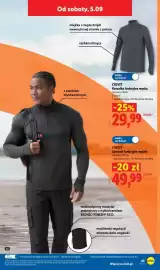Lidl gazetka tydzień 36 Strona 51: Spodnie funkcyjne męskie Crivit €49,99, Koszulka funkcjonalna męska Crivit €29,99
