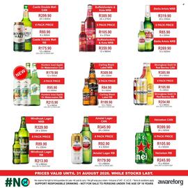 Johnny's Liquor Hypermarket catalogue week 35 Page 6: Amstel Lager CAN €345,90, Carling Black Label NRB €309,90