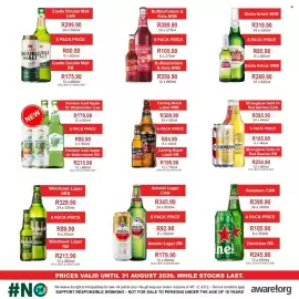Johnny's Liquor Hypermarket catalogue week 35 Page 6: Amstel Lager CAN €345,90, Carling Black Label NRB €309,90