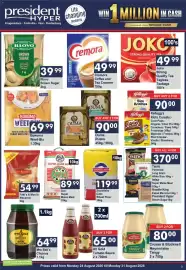 President Hyper catalogue week 35 Page 2: Crosse & Blackwell Mayonnaise Tangy €80,00, Illovo Brown Sugar €39,99