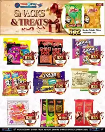 Take 'n Pay catalogue week 35 Page 14: Simba Nik Naks Cheese €25,00, Rascals Sweets Assorted €30,00