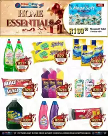 Take 'n Pay catalogue week 35 Page 29: Megasoft Toilet Tissue €109,99, MAQ Fabric Conditioner Assorted €26,99