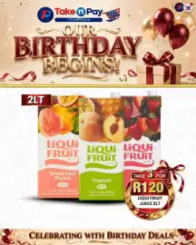 Take 'n Pay catalogue week 35 Page 3: LIQUI FRUIT JUICE 2LT €120,00