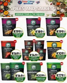 Take 'n Pay catalogue Page 2: Robertsons Cajun Spice €199,99, Robertsons Paprika Spice €169,99