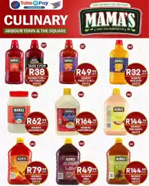 Take 'n Pay catalogue Page 4: Mama's Mazansi BBQ Sauce €49,99, Mamas Mayonnaise €164,99