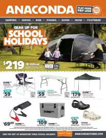 Anaconda catalogue Page 1: Spinifex Blowmould 5ft Table €59,00, Dune 4wd Directors Chair with Side Table €59,00