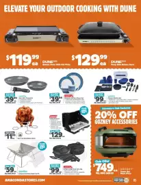Anaconda catalogue Page 5: Spinifex 32 piece Kitchen Set €99,00, Campfire Melamine 16 Piece Dinner Set €39,99