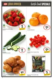 IGA catalogue week 35 Page 3: Australian Continental Cucumber €2,00, Australian Brushed Potatoes €4,50
