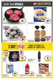 IGA catalogue week 35 Page 4: Abbott's Bakery Bread Selected Varieties €5,50, McCain Family Pizza €5,50