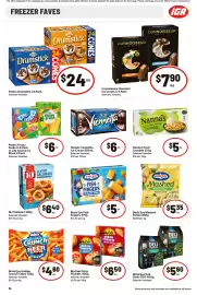 IGA catalogue week 35 Page 15: Birds Eye Golden Crunch Chips €4,60, McCain Pizza Pockets €6,50