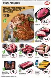 IGA catalogue week 35 Page 8: Australian Chicken Breast Fillets €10,00, Harvey Beef Garlic and Parsley Meatballs €7,50