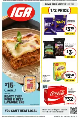 IGA (valid until 1-09)