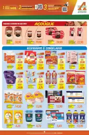 Folheto Atacadão Página 3: Seara - fettuccine €8,90, Santa carolina - leite fermentado €9,99