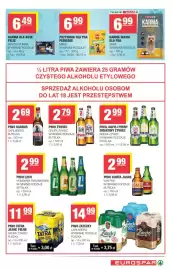 EuroSPAR gazetka Strona 15: Karma dla kota Felix €6,49, Piwo Lech €2,99