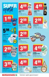 Spar gazetka Strona 4: Serek wiejski Almette Hochland €2,89, Jogurt pitny YoPro Danone €4,49