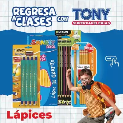 Tony Super Papelerías (válido hasta 24-08)
