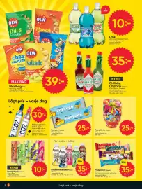 DollarStore annonsblad Sida 2: Proteinmilkshake Propud €35,00, Läsk €10,00