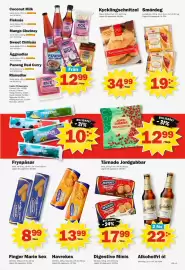 Pekås reklamblad vecka 35 Sida 5: Lantgården smördeg €19,00, Majas kycklingschnitzel €34,99