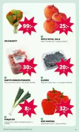 Tempo reklamblad vecka 35 Sida 2: Azura babyplommontomater €30,00, Apple royal gala €25,00