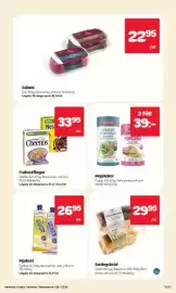 Hemköp reklamblad vecka 35 Sida 13: Nestlé Cheerios €33,95, Frigos majskakor €39,00