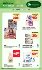 Hemköp reklamblad vecka 35 Sida 17: Lotus Torky original €59,95, Libero baby oil €49,95