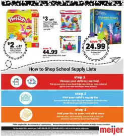 Meijer weekly ad Page 6: 18 Play-Doh imagine anything 18 PACK PACK DE 18 POTS IMAGINATION 1BER FANTASIEPACK PACK DE 18