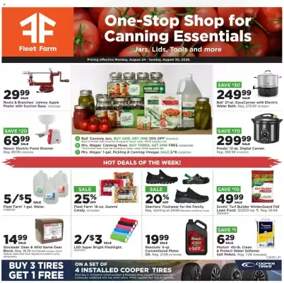 Mills Fleet Farm weekly ad (valid until 30-08)