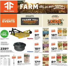 Mills Fleet Farm weekly ad Page 1