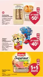 Delhaize folder week 35 Pagina 20: Supérieure ham, nature €4,29, Hespen-, kippen- of kalkoenworst €5,26