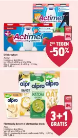 Delhaize folder week 35 Pagina 25: Plantaardig dessert of plantaardige drank €5,97, Drinkyoghurt Actimel €5,99