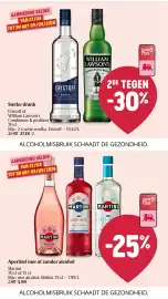 Delhaize folder week 35 Pagina 45: Sterke drank Eristoff of William Lawson's €27,18, Aperitief met of zonder alcohol €5,99