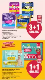 Delhaize folder week 35 Pagina 49: Hygiënische bescherming €10,77, Luiers, luierbroekjes of doekjes €12,95