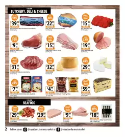 Supabarn catalogue week 35 Page 2: Ricci's Palmiettes de Croissant Range €4,99, Primo Rindless Middle Bacon €15,99
