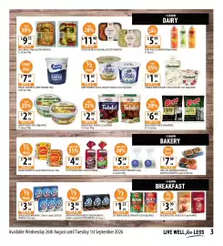 Supabarn catalogue week 35 Page 3: Golden Crumpets €2,40, Tip Top Raisin Toast €4,50