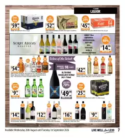 Supabarn catalogue week 35 Page 7: Sequent Barossa Shiraz and Mt Bera Adelaide Hills Pinot Noir €16,99