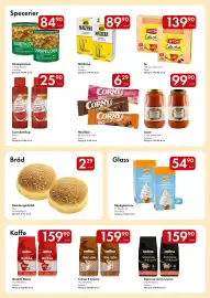 Snabbgross reklamblad Sida 12: Hamburgerbröd €2,29, Triumf Mjukglassmix €54,90