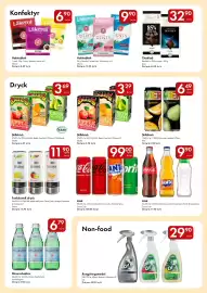 Snabbgross reklamblad Sida 14: Cif rengöringsmedel €29,90, Smakis stilldrink €3,69
