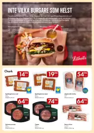 Snabbgross reklamblad Sida 7: Alspånsrökt skinka €54,90, Eldorado kycklingchorizo tjock €19,90