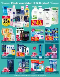 ÖoB annonsblad vecka 35 Sida 2: Nivea dusch €29,90, Nivea ansiktsvård