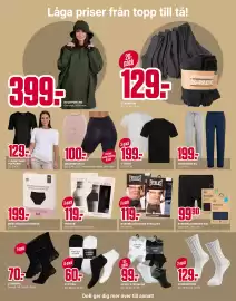 ÖoB annonsblad vecka 35 Sida 9: T-shirt med puffärm €129,00, Everlast boxerkalsonger €119,00