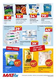 Matrix Butikerna reklamblad vecka 35 Sida 4: Top choice kyckling köttbullar €34,95, Red Hen Gastro Crispy Kyckling €19,95