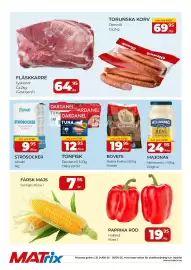 Matrix Butikerna reklamblad vecka 35 Sida 2: Fläskkarré €64,95, Färsk maJS €7,95